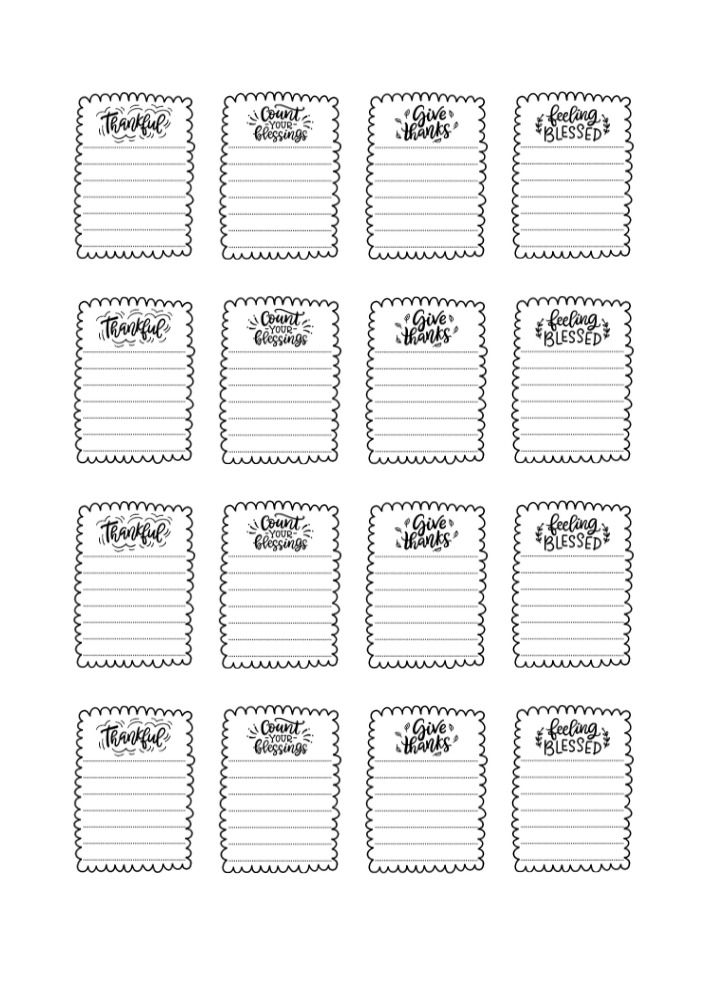 gratitude worksheets