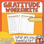 Gratitude Worksheets Cultivate Thankfulness Positivity
