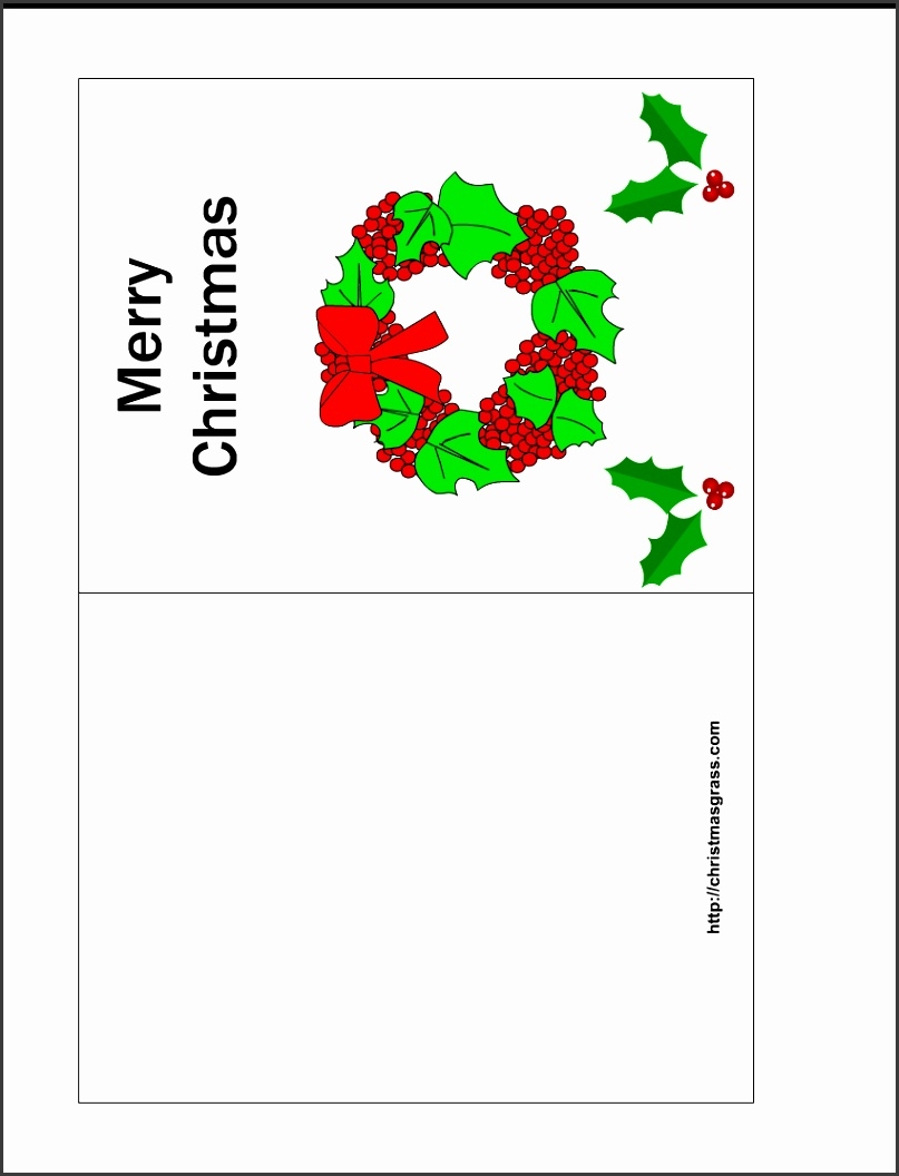 free greeting card template printable