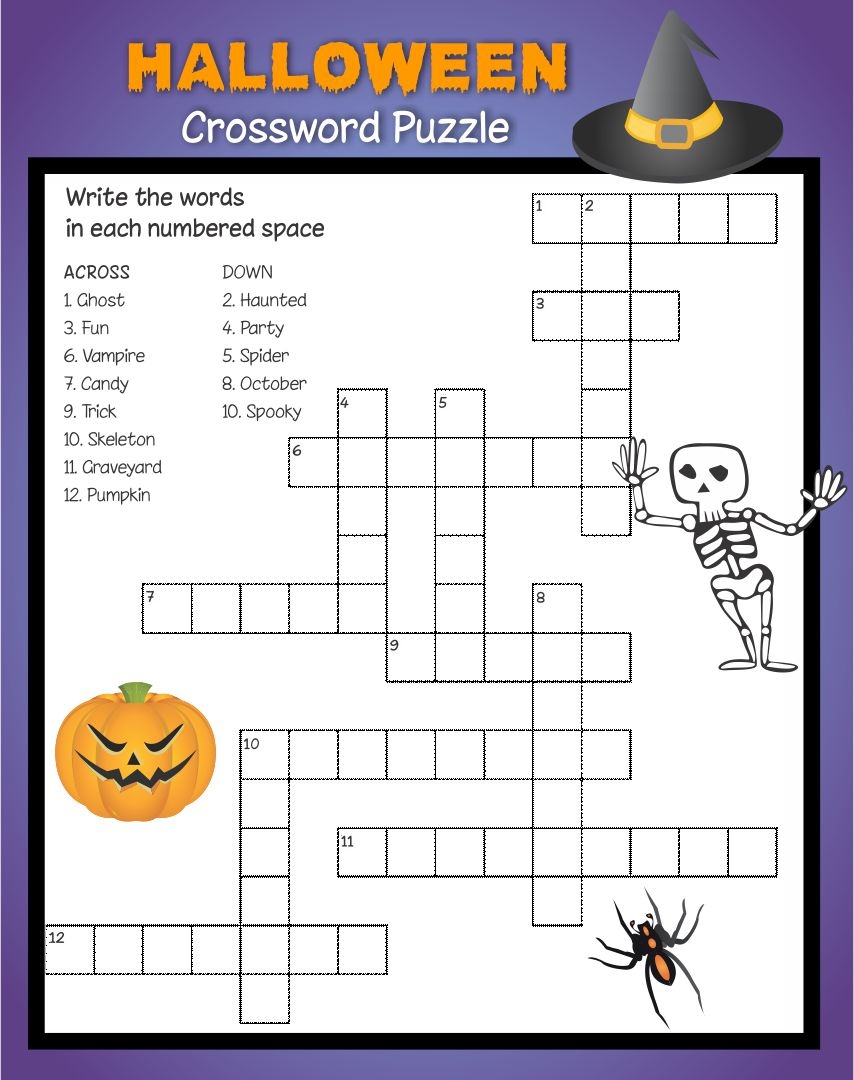 Halloween Puzzles 15 Free PDF Printables Printablee