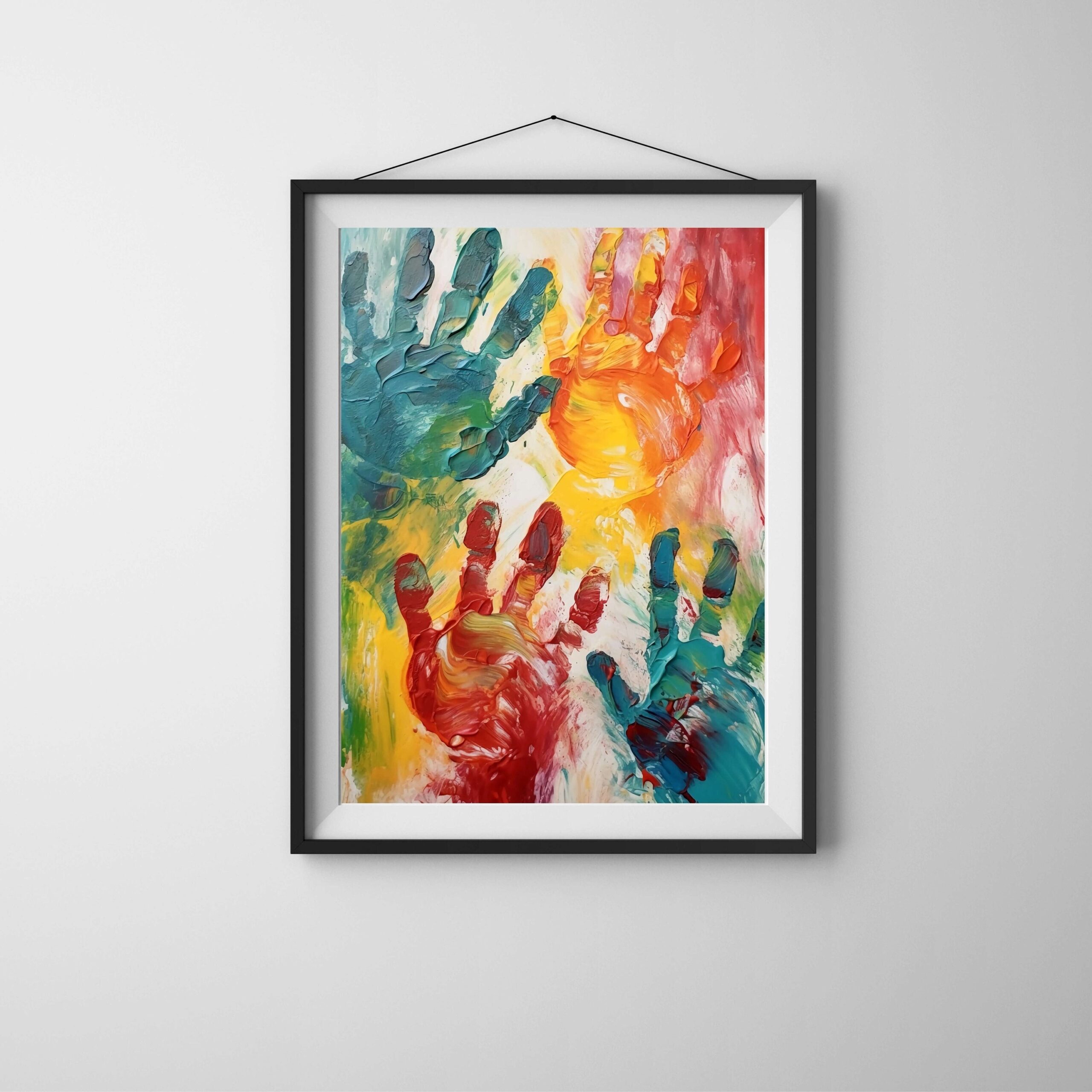 Handprint Art Family Hand Print Kit Included Hands Impression 
