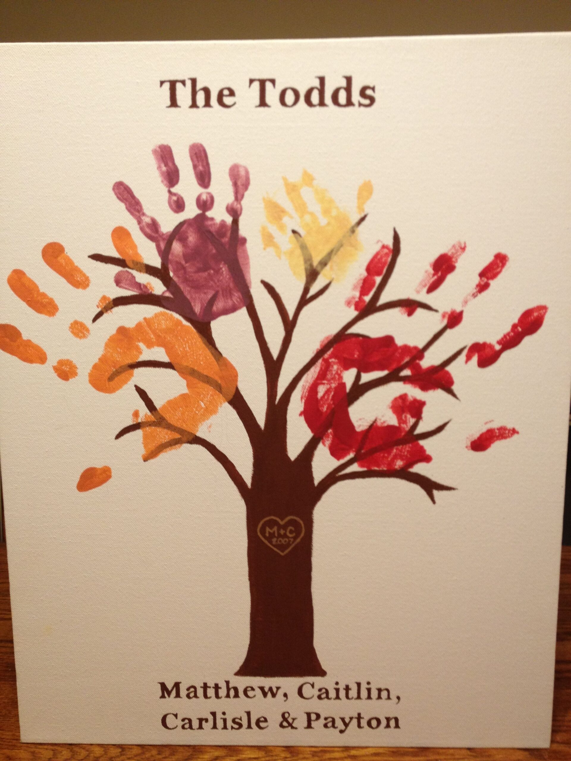 Handprint Tree Template Social Media Template