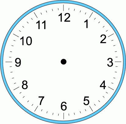 printable clock craft
