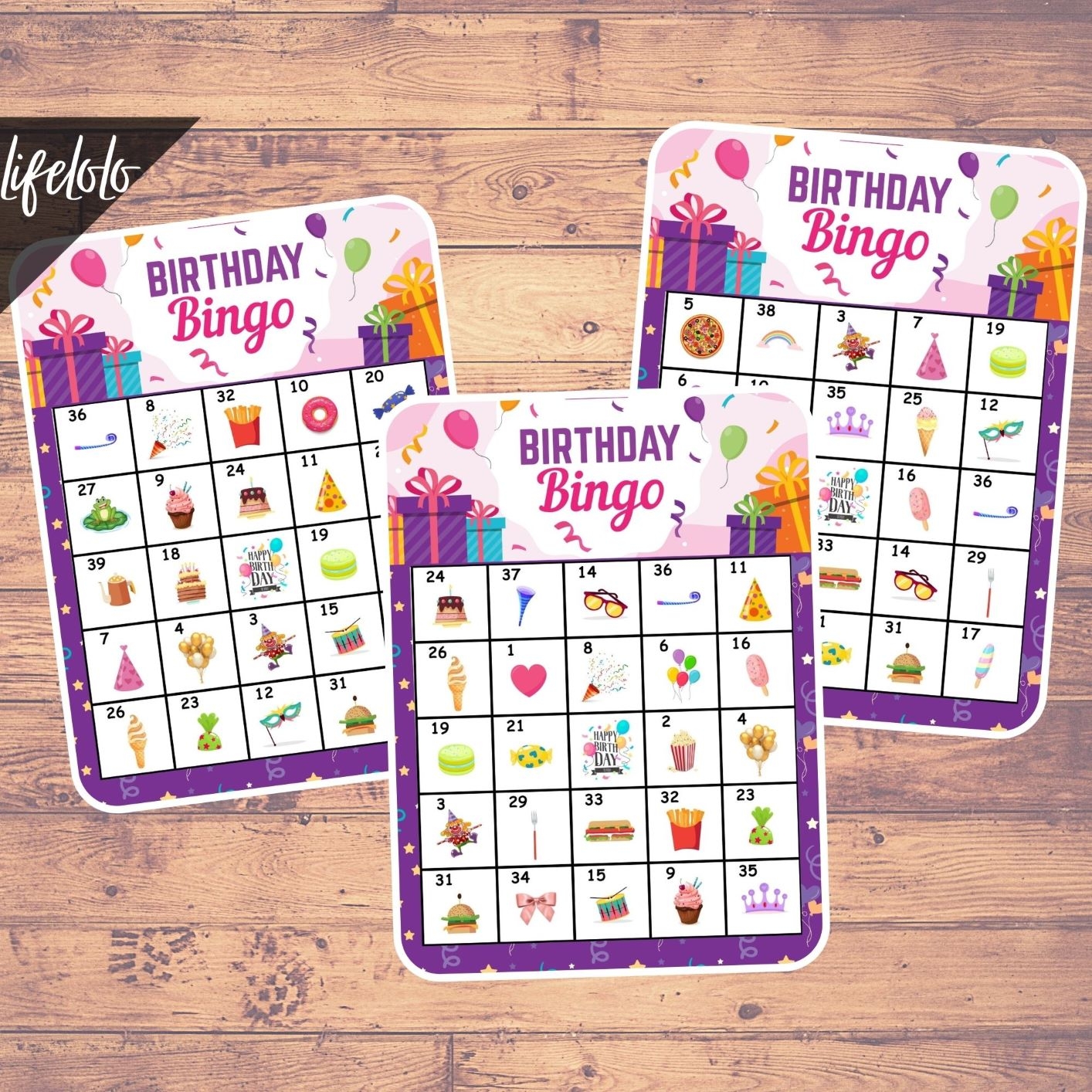 Happy Birthday Bingo Game Birthday Games Bingo Cards For Kids 
