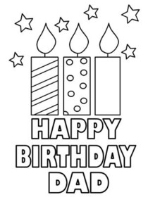 Happy Birthday Daddy Printable Cards