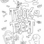Happy Halloween Color Pages Free Printable Coloring Pages