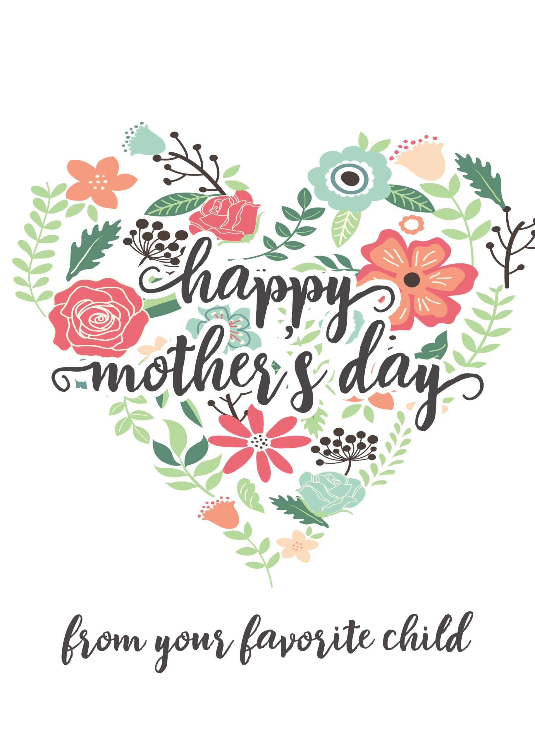 free online printable mothers day cards