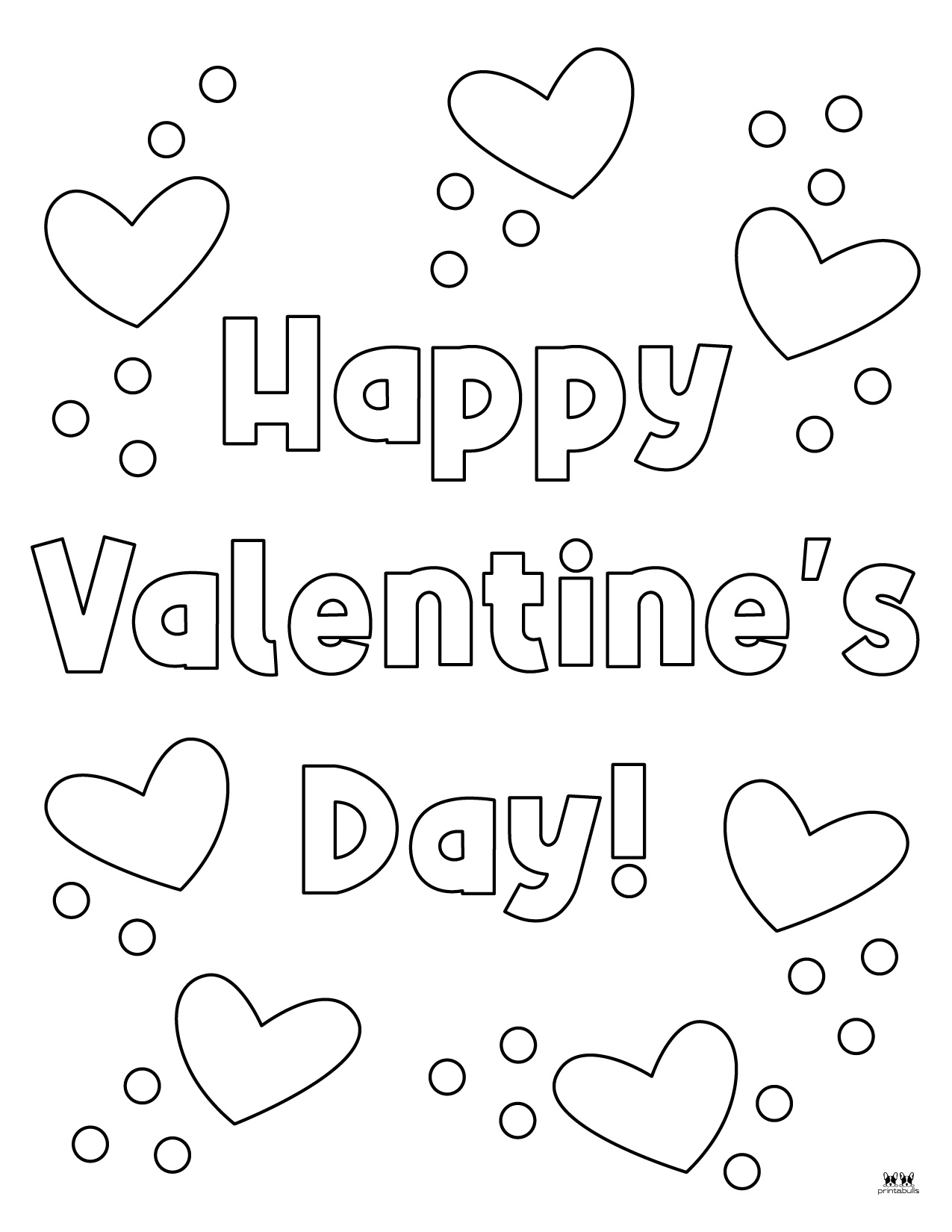 Happy Valentine 39 s Day Coloring Pages 34 Pages Printabulls