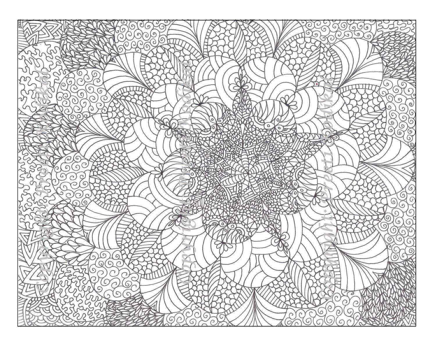 Hard Coloring Pages