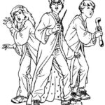 Harry potter coloring page Coloring Page Book