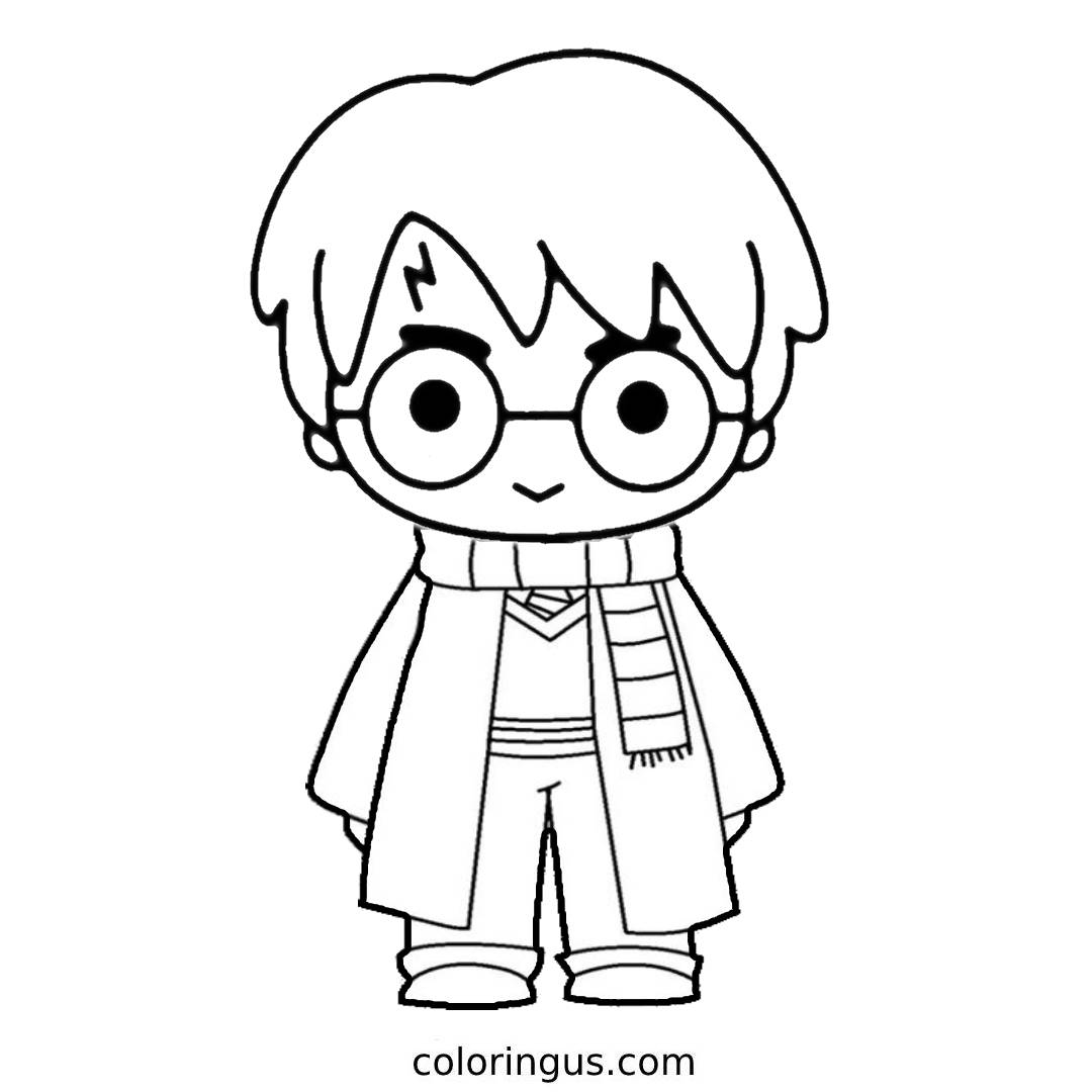 Harry Potter Coloring Page