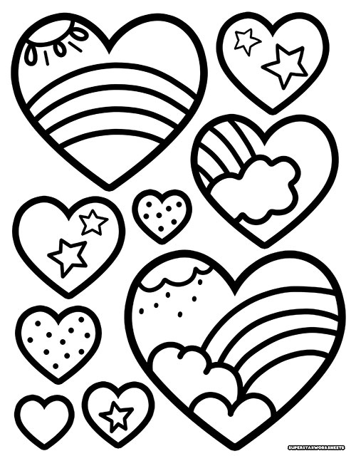 Heart Coloring Page