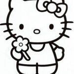 Hello Kitty Coloring Pages For Kids Free And Easy Print Or Download