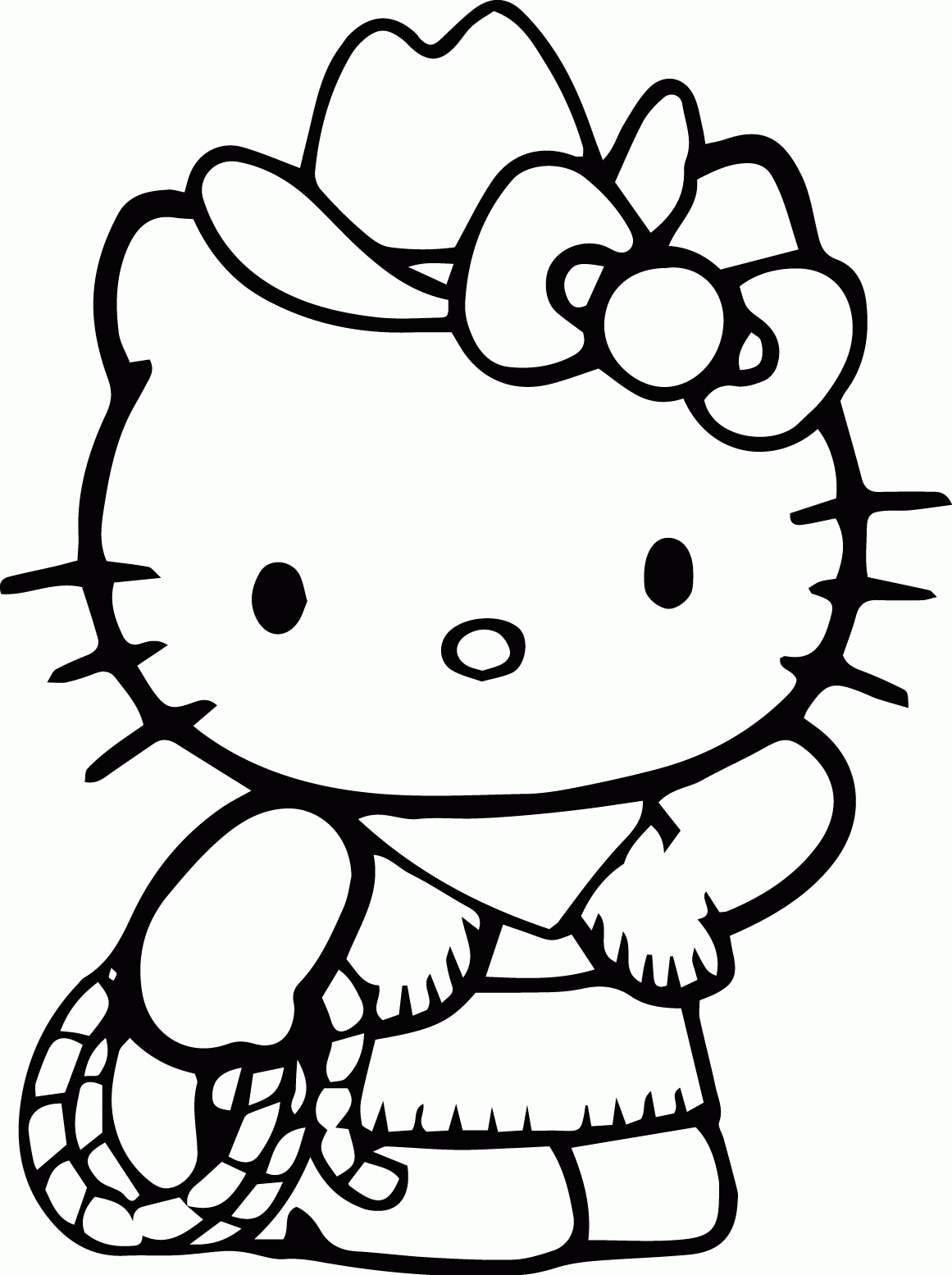 Hello Kitty Computer Coloring Pages Coloring Home