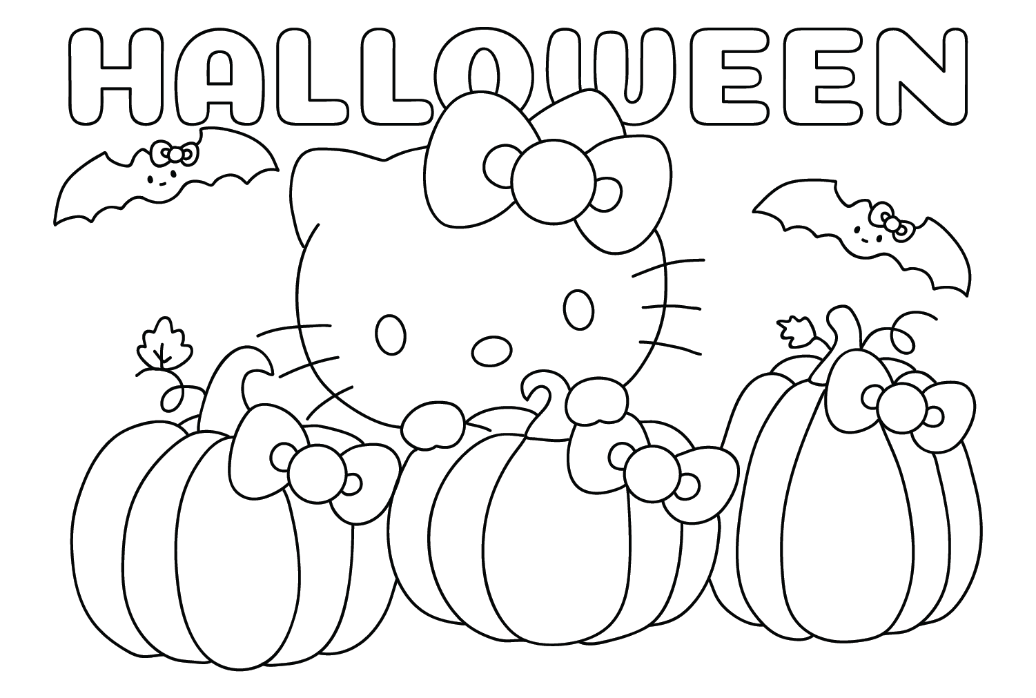free printable coloring pages hello kitty