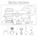 Hidden Object Coloring Pages Printable Infoupdate