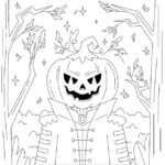 Hidden Pictures Coloring Pages Printable Halloween Infoupdate