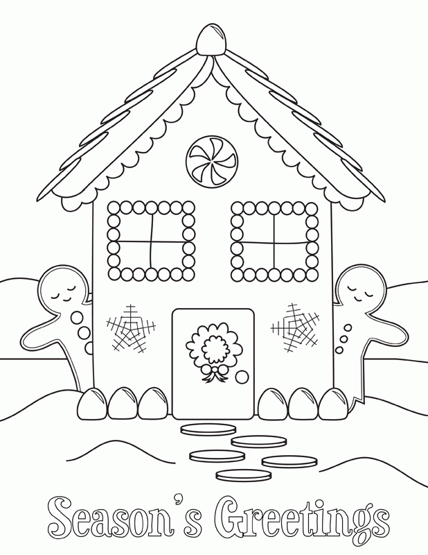 Holiday Coloring Pages Printable Coloring Home