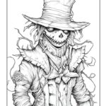 Horror Coloring Pages For Grown Ups Monster Coloring Pages Adult