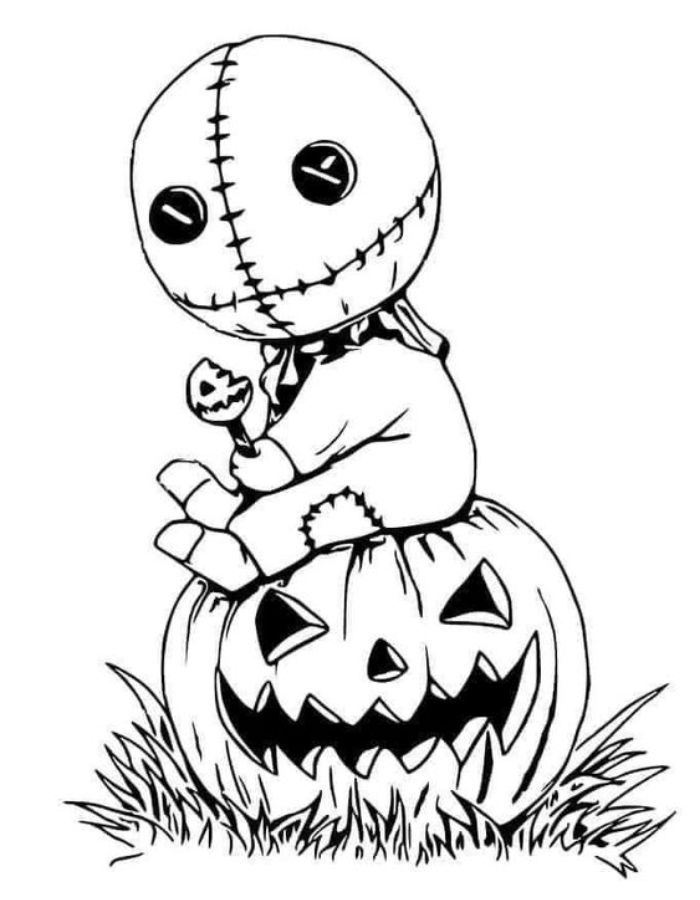 Horror Coloring Pages