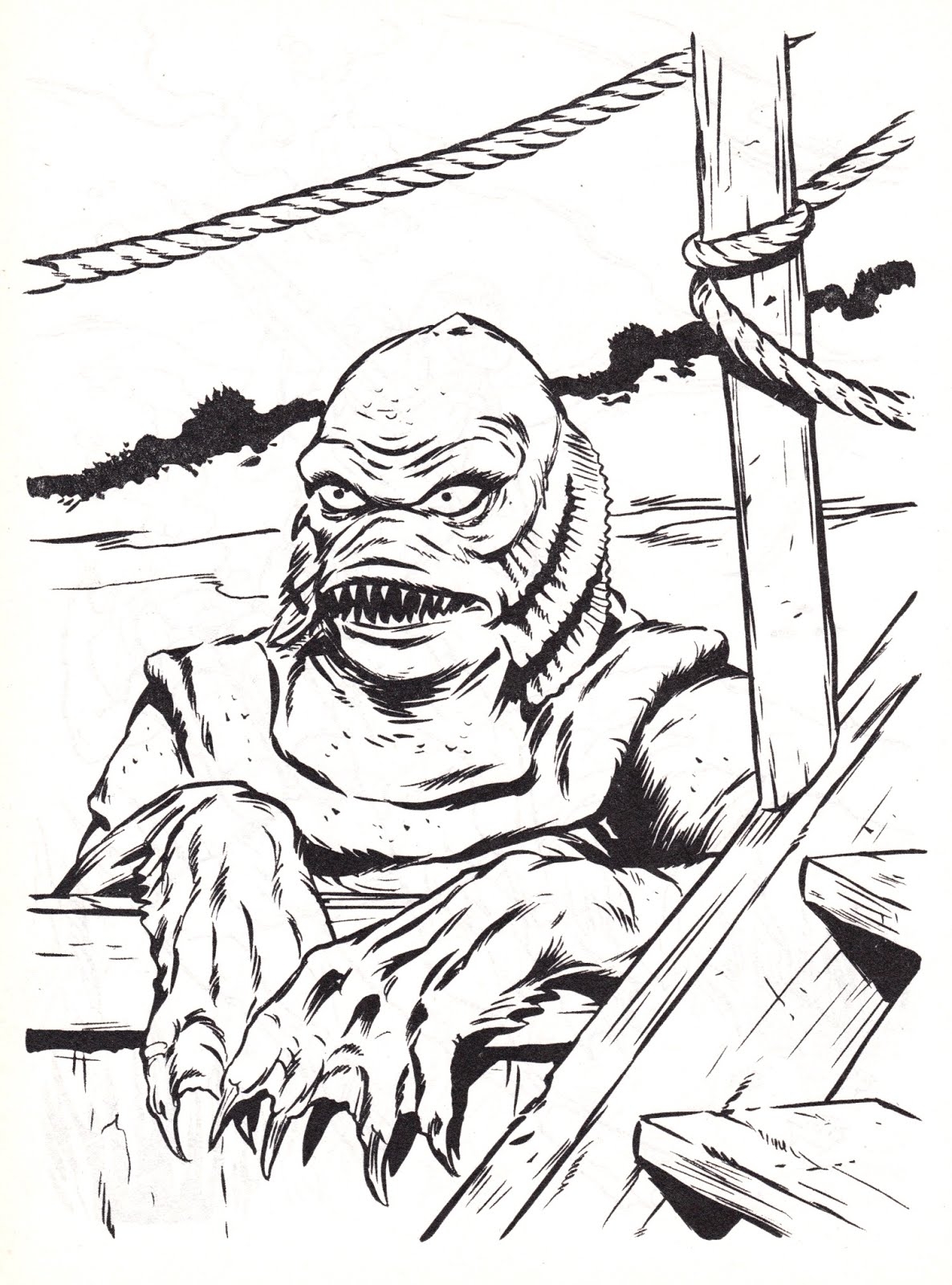 Horror Movie Coloring Pages At GetDrawings Free Download