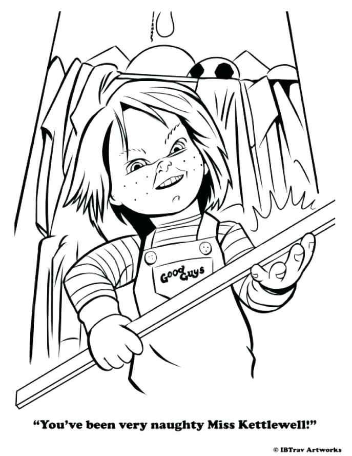 Horror Movie Coloring Pages At GetDrawings Free Download