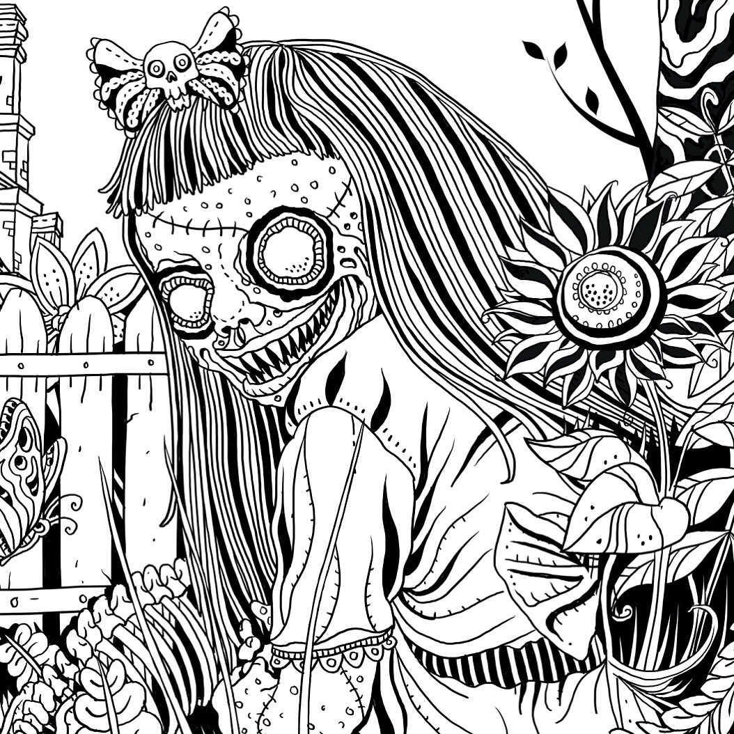 Horror Movie Coloring Pages At GetDrawings Free Download