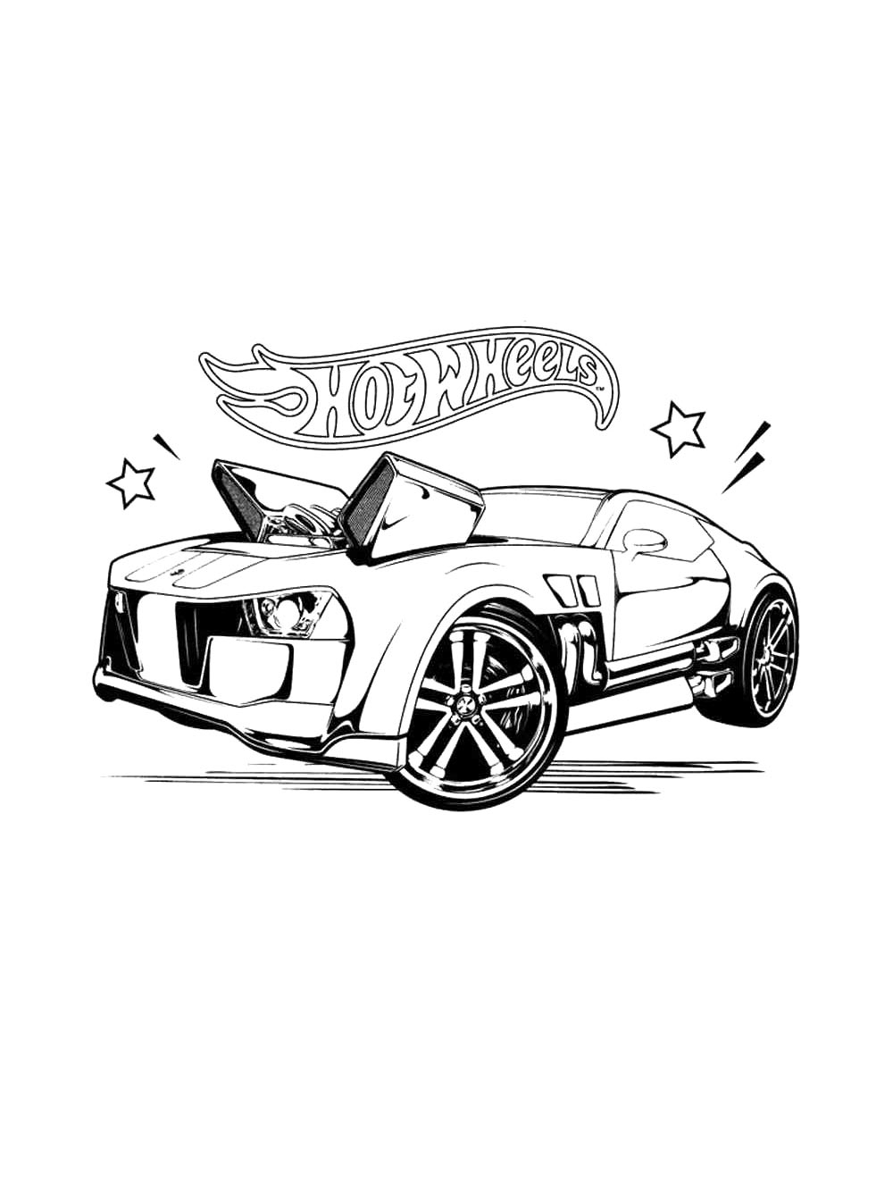 Hot Wheels Coloring Pages