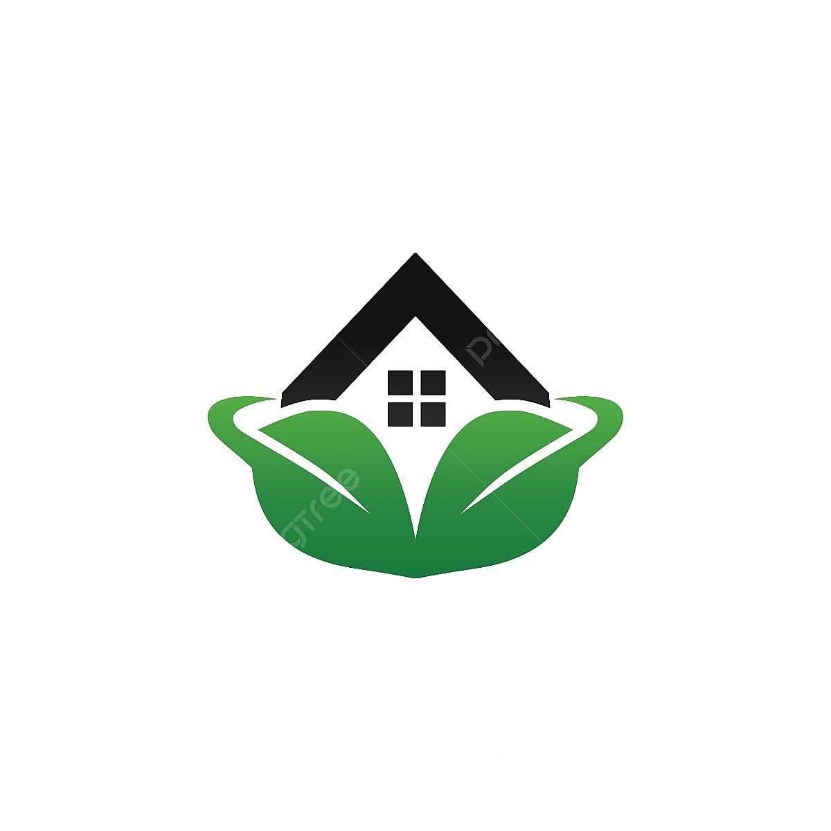 House Graphic Clipart Transparent Background Tree House Logo Icon 