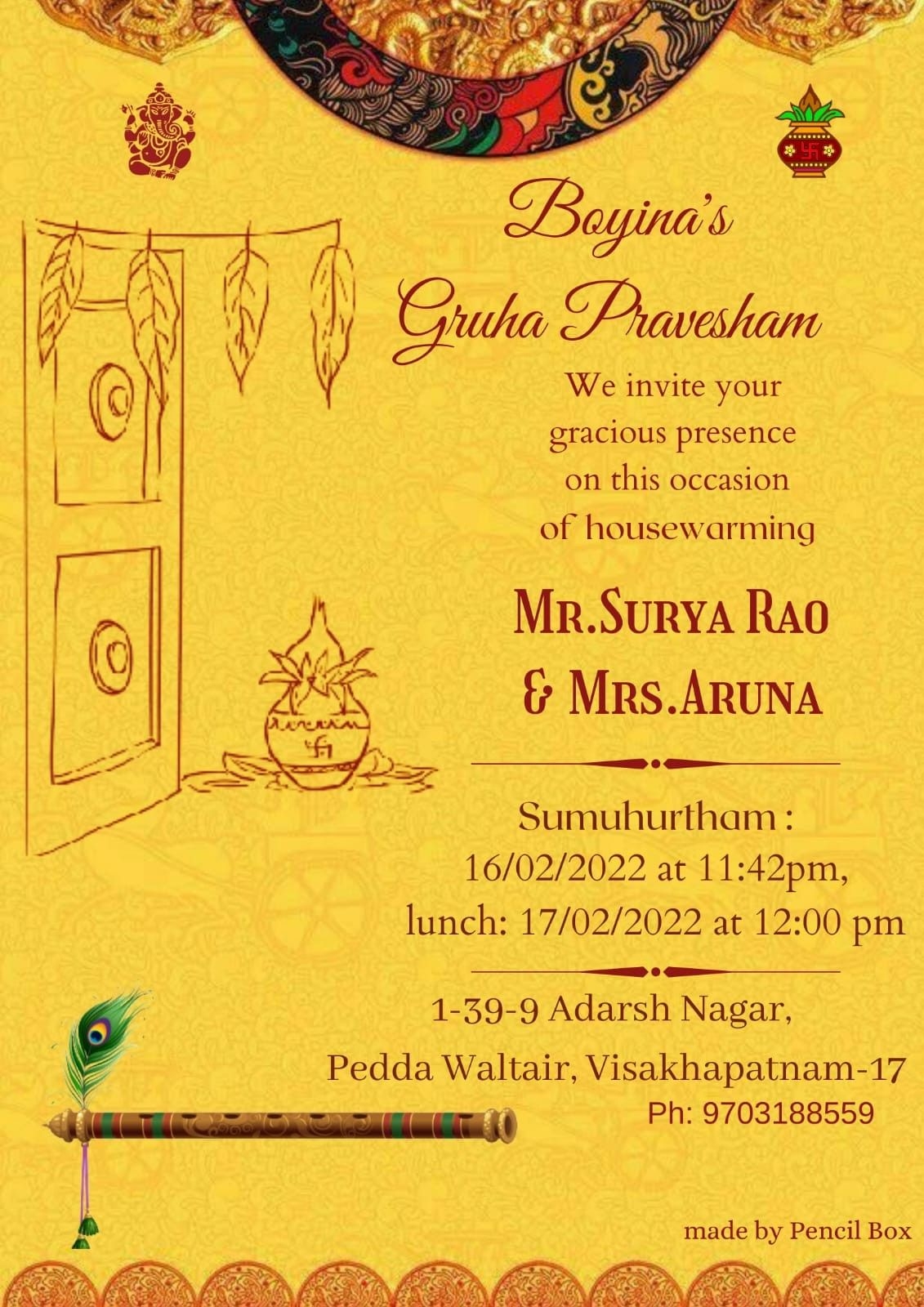 House Warming Invitation Message Template Content Calendar Template