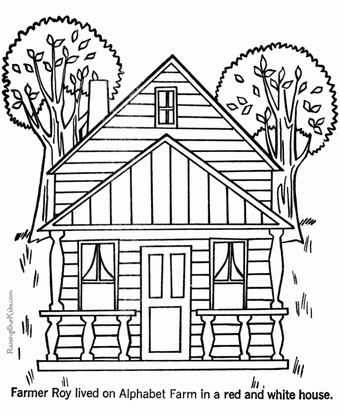 Houses To Print And Color 006