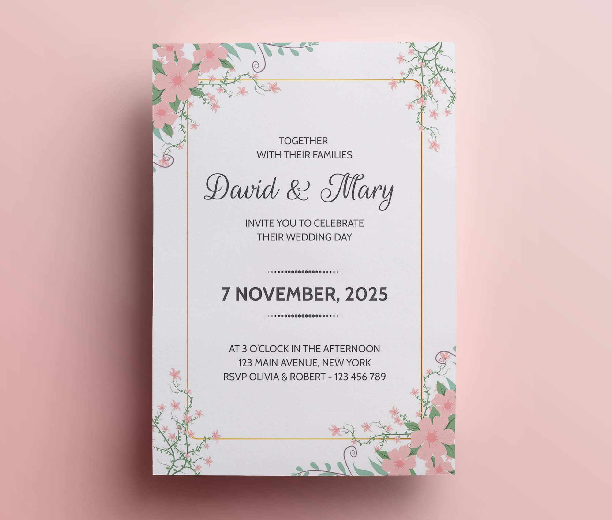 wedding invitation template download