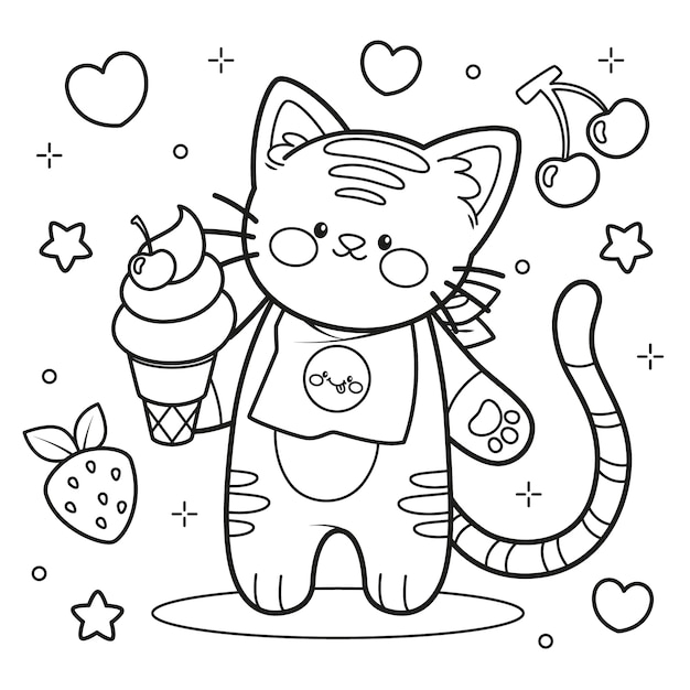 How To Draw Cute O Kitty Pictures For Free Printable Infoupdate