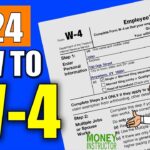 How To Fill Out An IRS W 4 Form 2024 W4 Tax Form Money Instructor