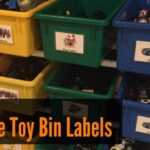 How To Make Printable Labels For Toy Storage Bins German Pearls