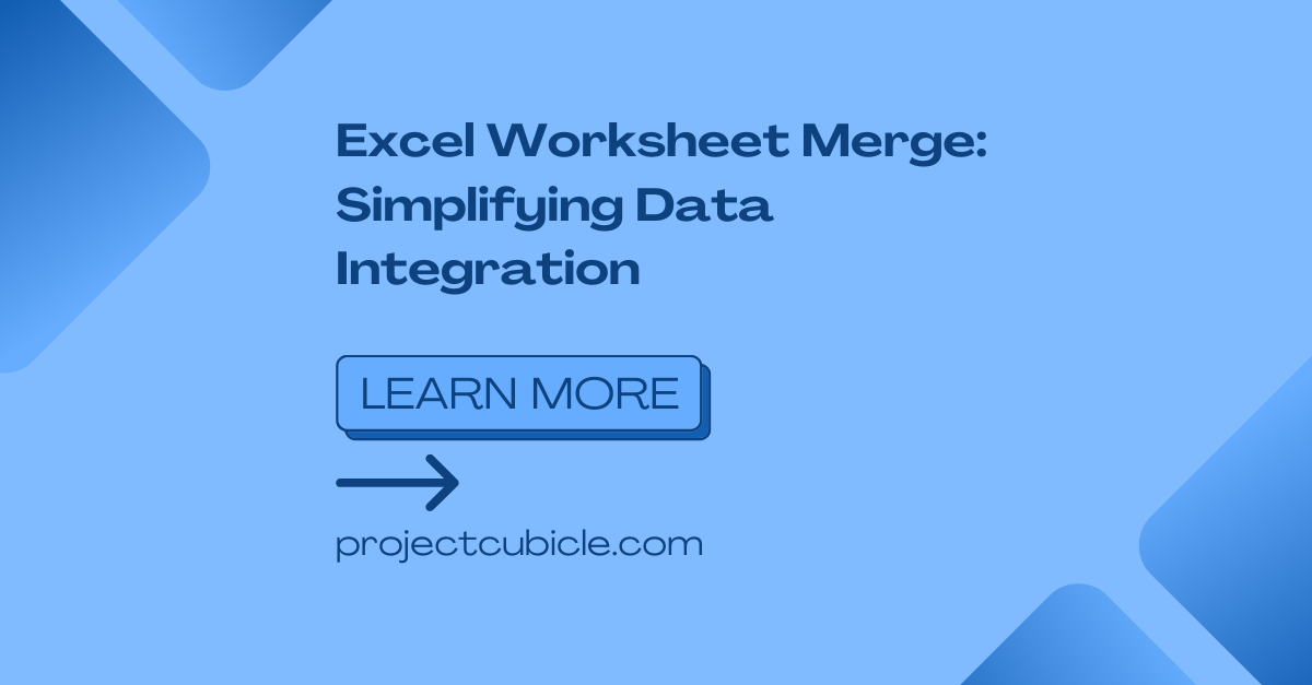 How To Merge Excel Worksheets Without Copying And Pasting Worksheets 