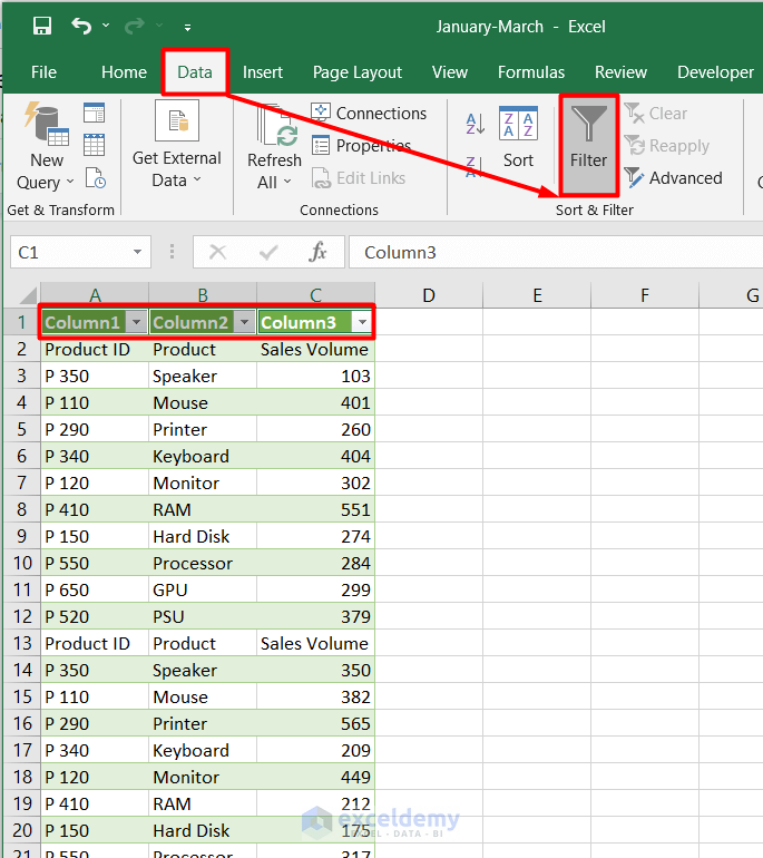 merge multiple excel worksheets into one
