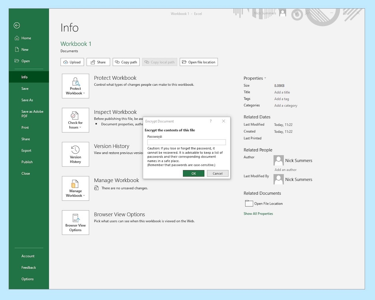 How To Password Protect Microsoft Excel Spreadsheets 1Password 