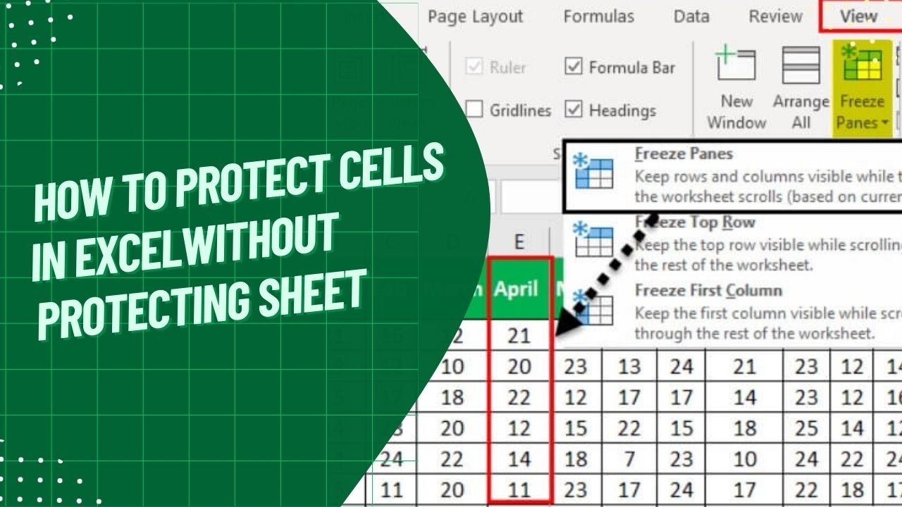 how do i protect a worksheet in excel