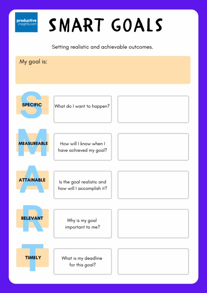 How To Set SMART Goals For 2022 Worksheet Included Worksheets Library