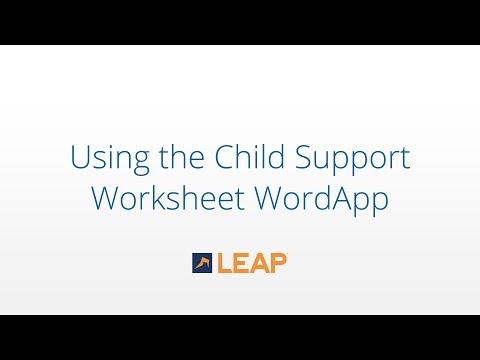 How To Use The Massachusetts Child Support Guidelines Worksheet 