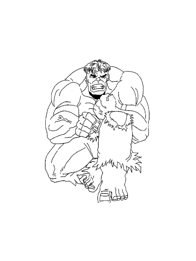 Hulk Coloring Pages