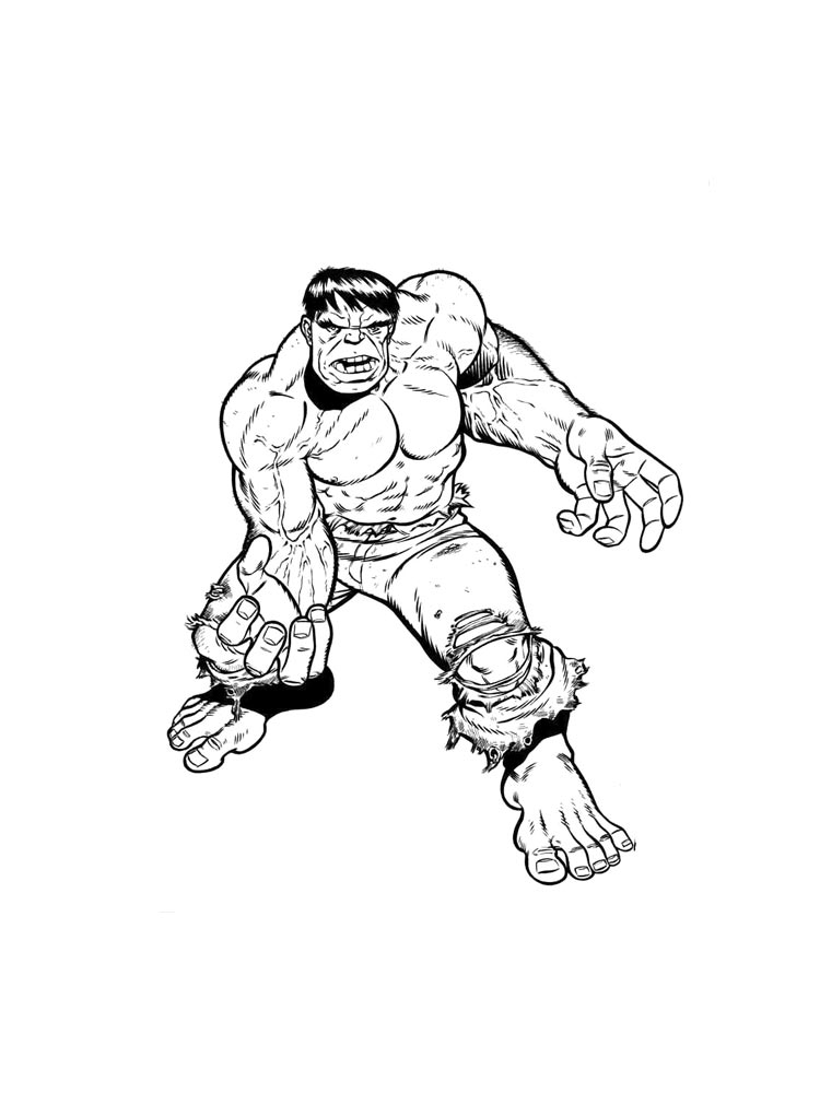 Hulk Coloring Pages
