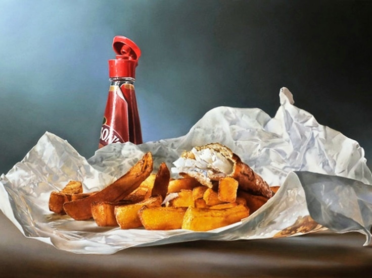 realistic food art