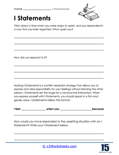 I Statements Worksheets 15 Worksheets Worksheets Library