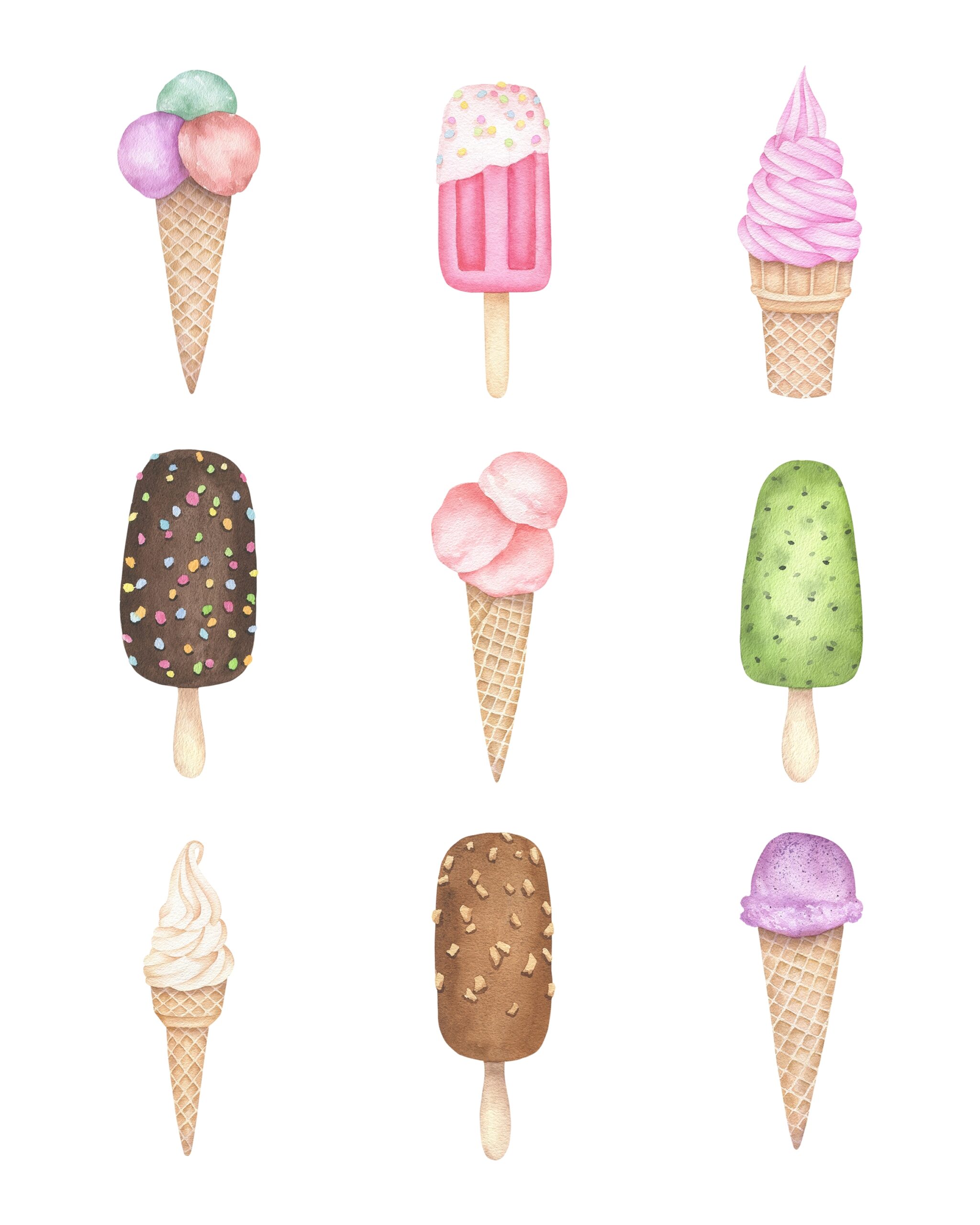 Icecream Printable Printable Word Searches