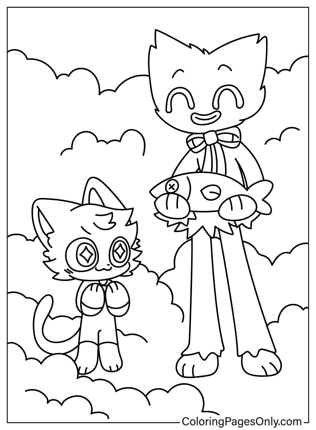 Images CatNap Coloring Page Free Printable Coloring Pages