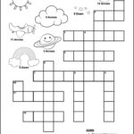 In The Sky Crossword Puzzle For Kids Tree Valley Academy In 2024