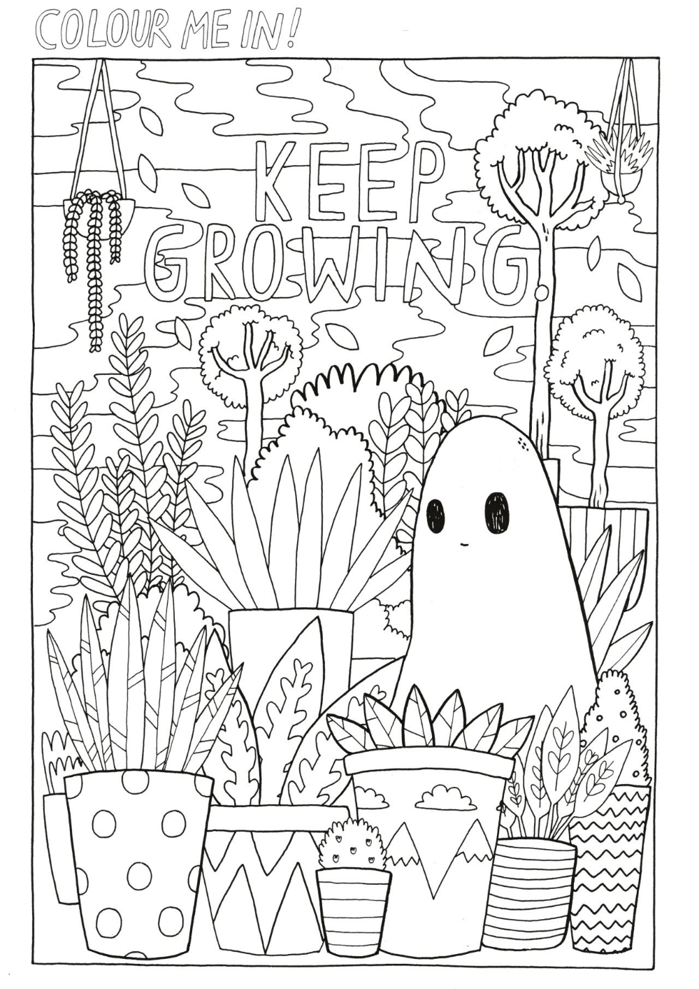 Indie Aesthetic Coloring Pages Mushroom Goimages Ora