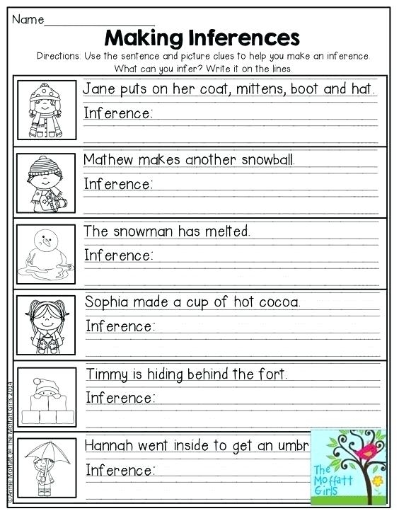inference worksheets